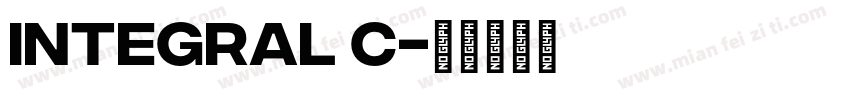 Integral C字体转换
